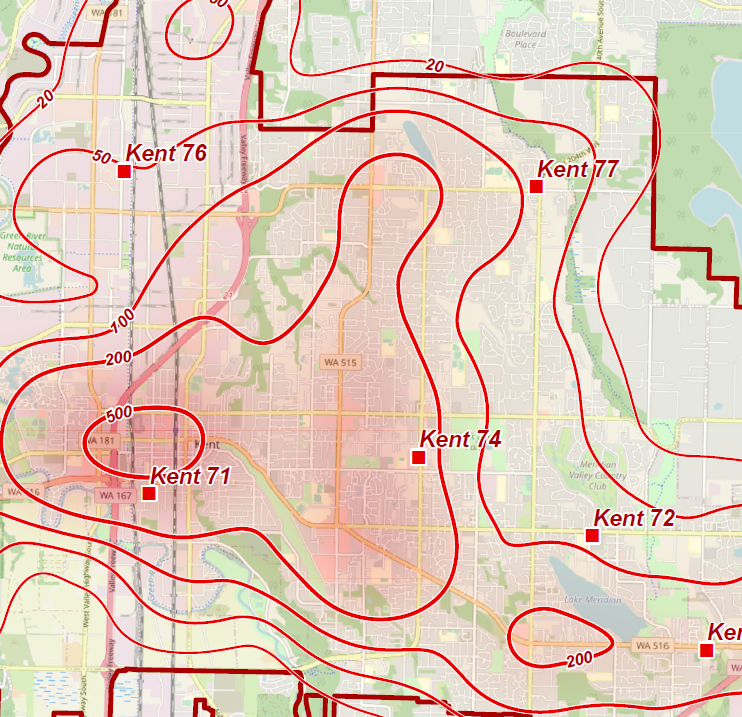 Kent Fire Density